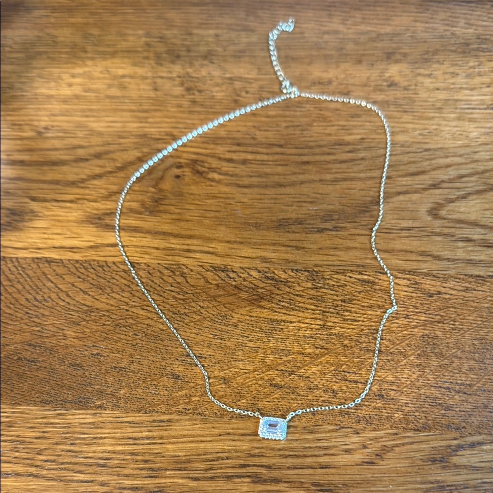Adina Eden 14k Gold Plated Baguette Necklace